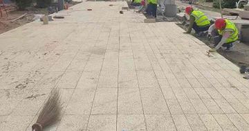 呼和浩特黄金麻荔枝面地铺案例