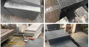 呼和浩特 芝麻黑地铺石材