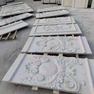 呼和浩特 芝麻白干挂雕花板