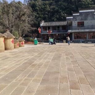 呼和浩特仿古石铺装效果