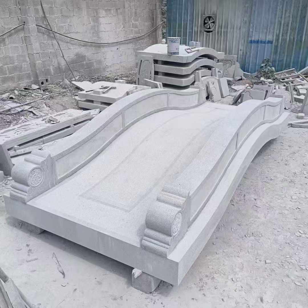 呼和浩特 芝麻灰花岗岩园林景观 小石桥