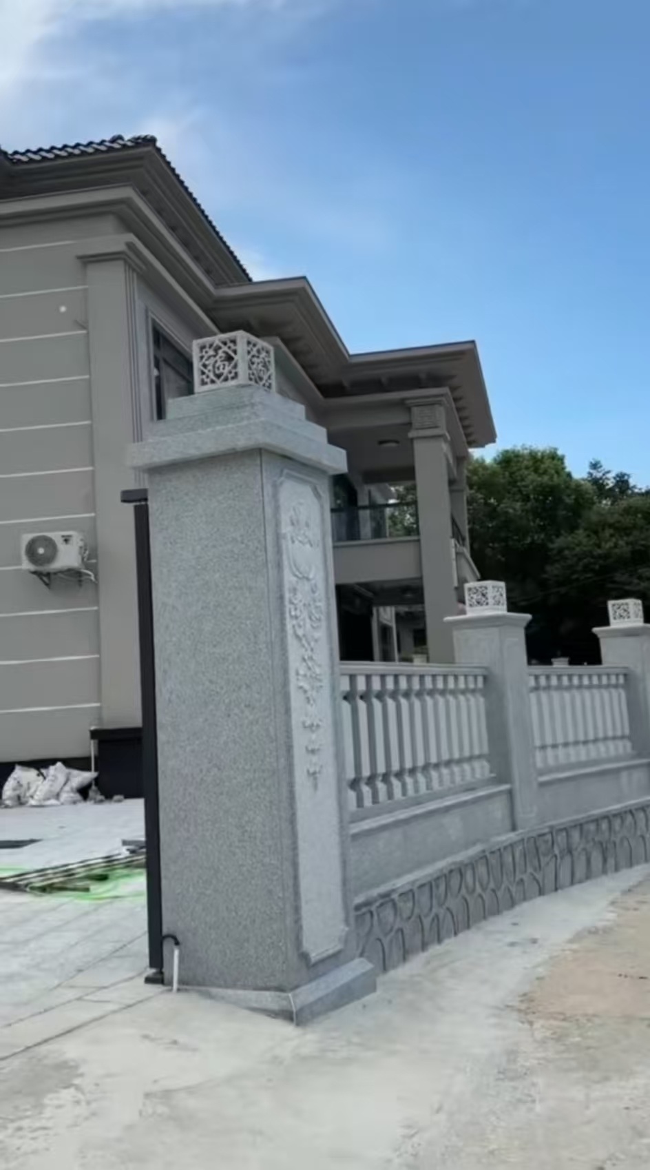 呼和浩特 芝麻白别墅围墙栏杆，私人订制