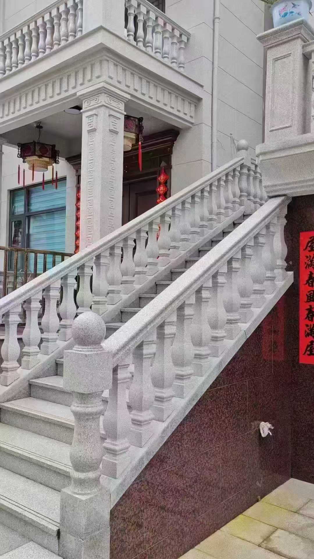 呼和浩特 天然石材 阳台庭院护栏、栏杆
