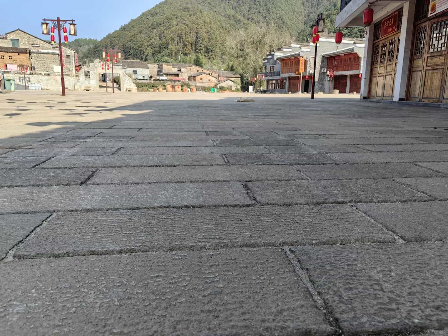 呼和浩特仿古石铺装效果