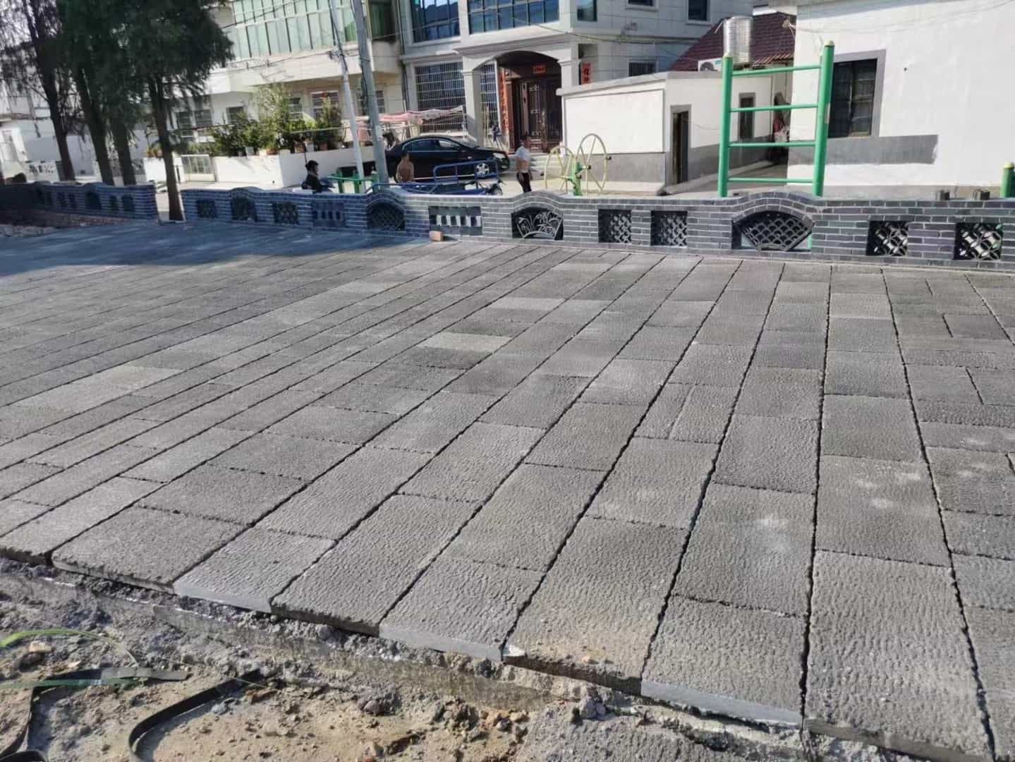 呼和浩特仿古石铺装效果