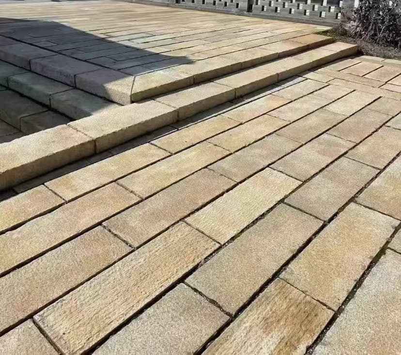 呼和浩特仿古石铺装效果